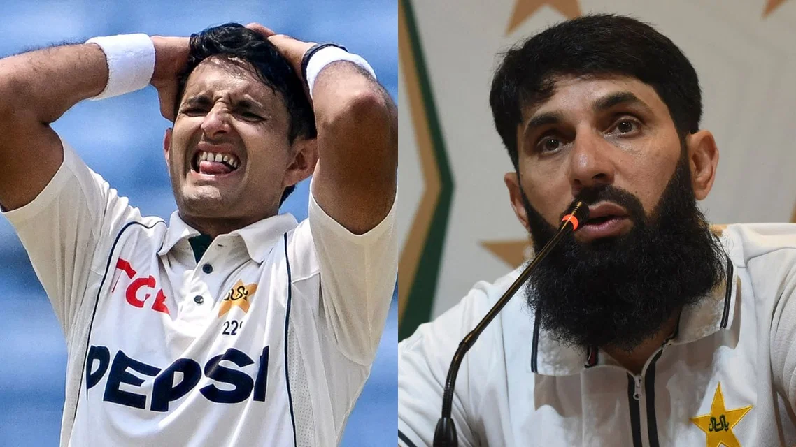 Mohammad Abbas and Misbah-ul-Haq [Source: AFP Photos]