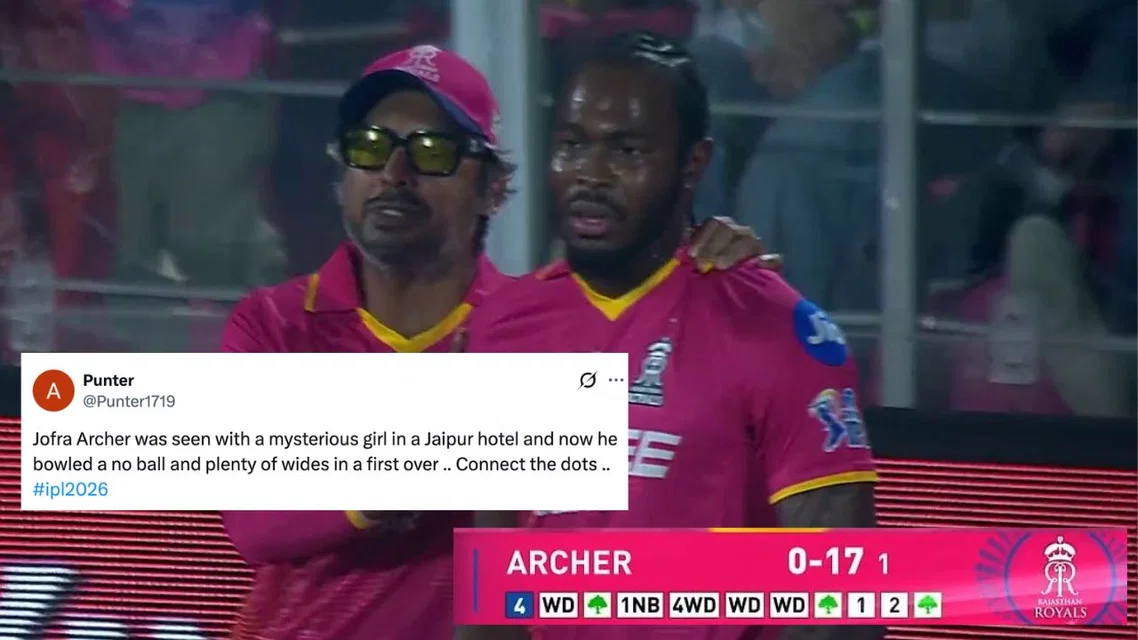 Jofra Archer slammed for 11-ball over [Source: X]