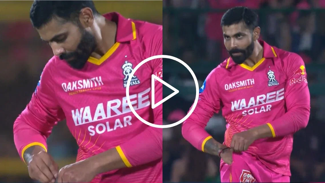 Ravindra Jadeja's new celebration vs Jos Buttler [Source: IPL/X]
