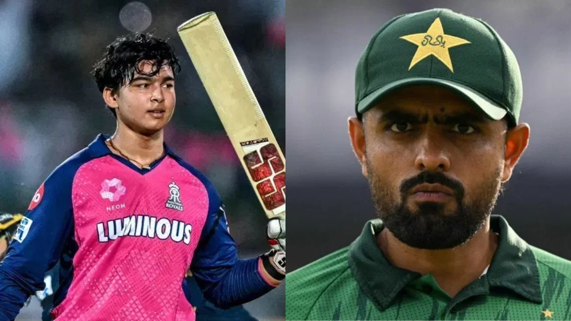 Vaibhav Sooryavanshi and Babar Azam [Source: AP, AFP]