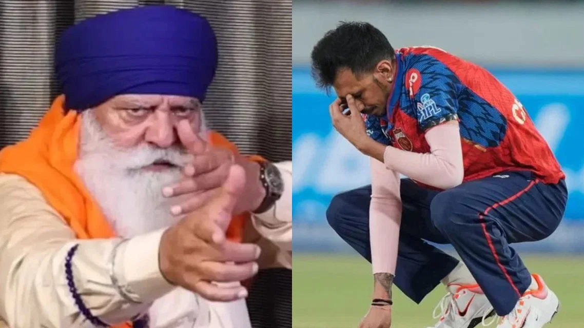 Yograj Singh and Yuzvendra Chahal [Source: X and AFP]