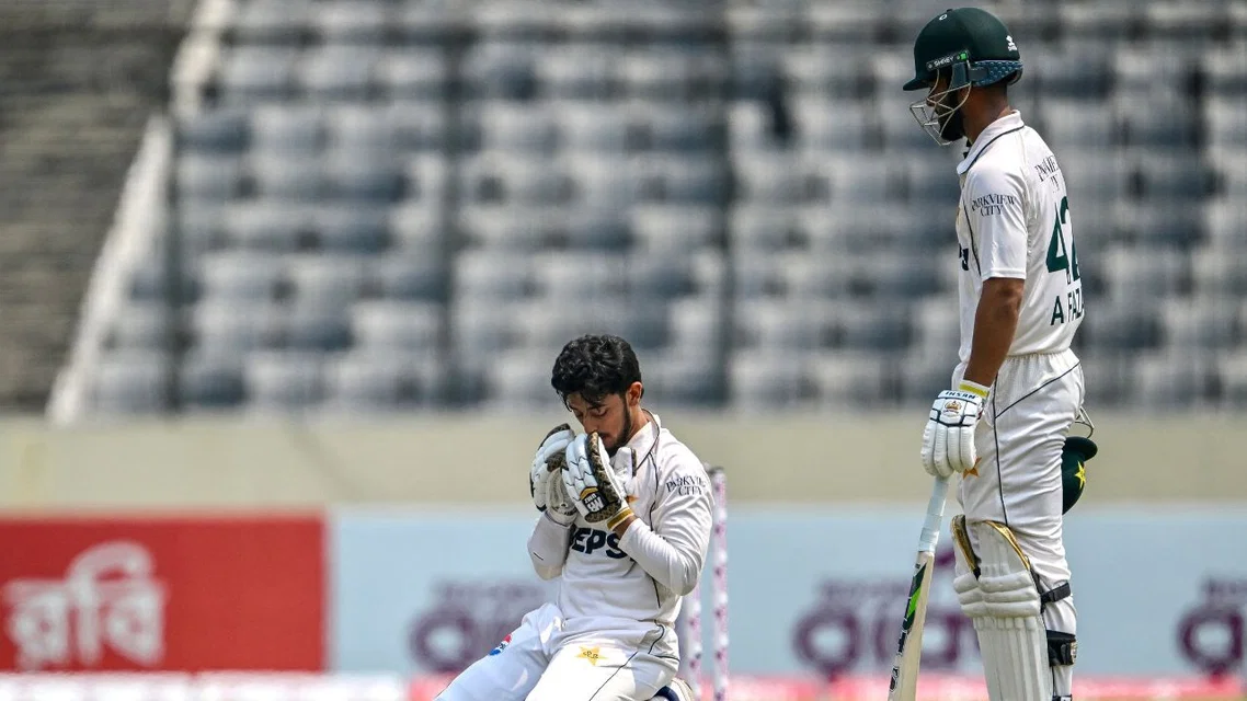 Azan Awais and Abdullah Fazal on debut [Source: AFP]