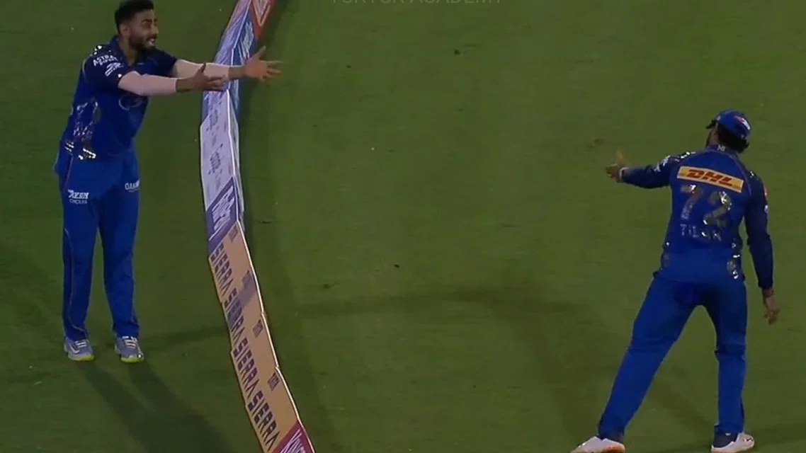 Naman Dhir and Tilak Varma - (Source: ScreenGrab/Hotstar)