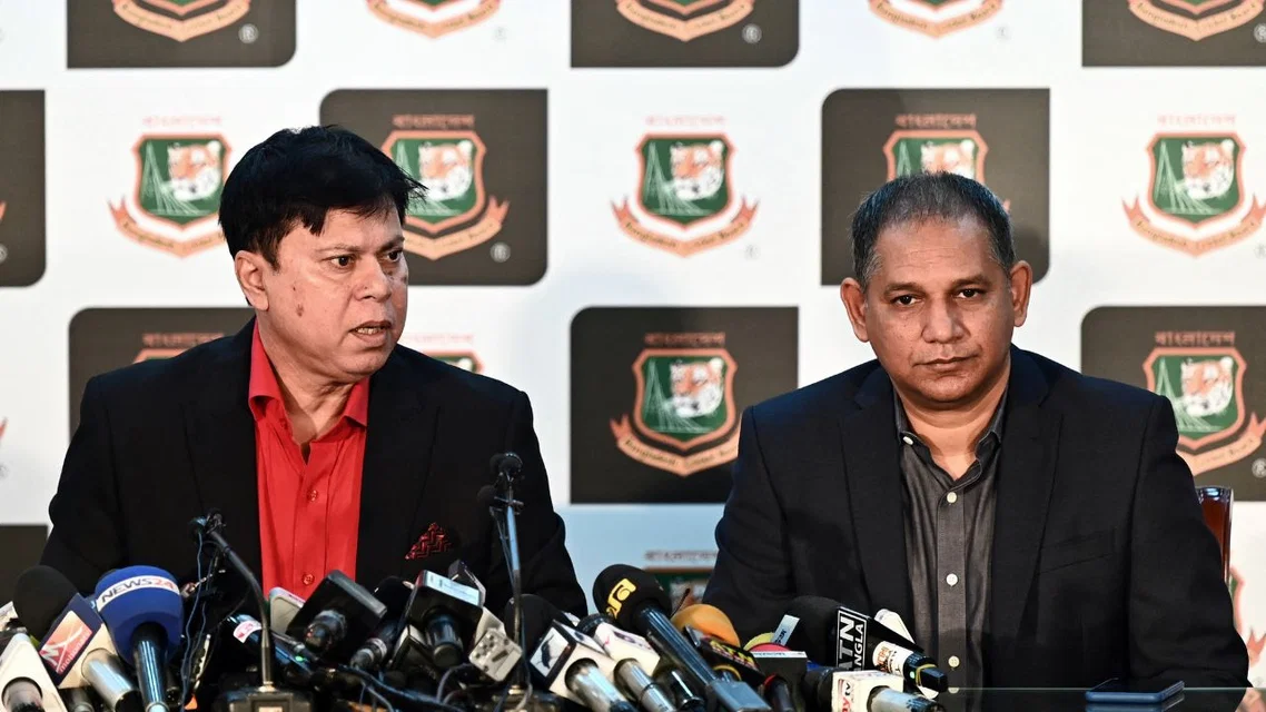 Habibul Bashar (right). [Source - AFP]