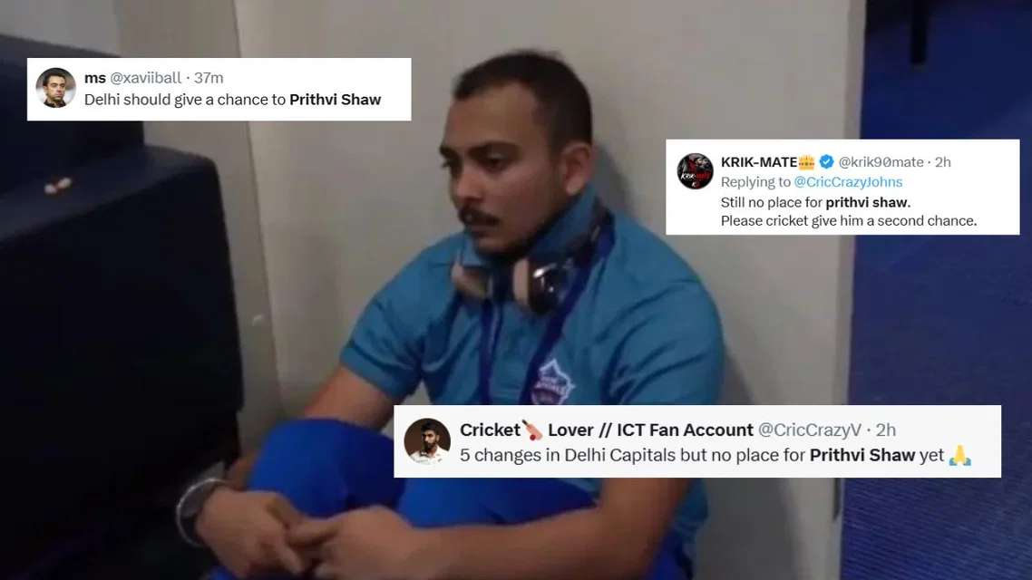 Prithvi Shaw for DC [Source: X and Screengrabs]