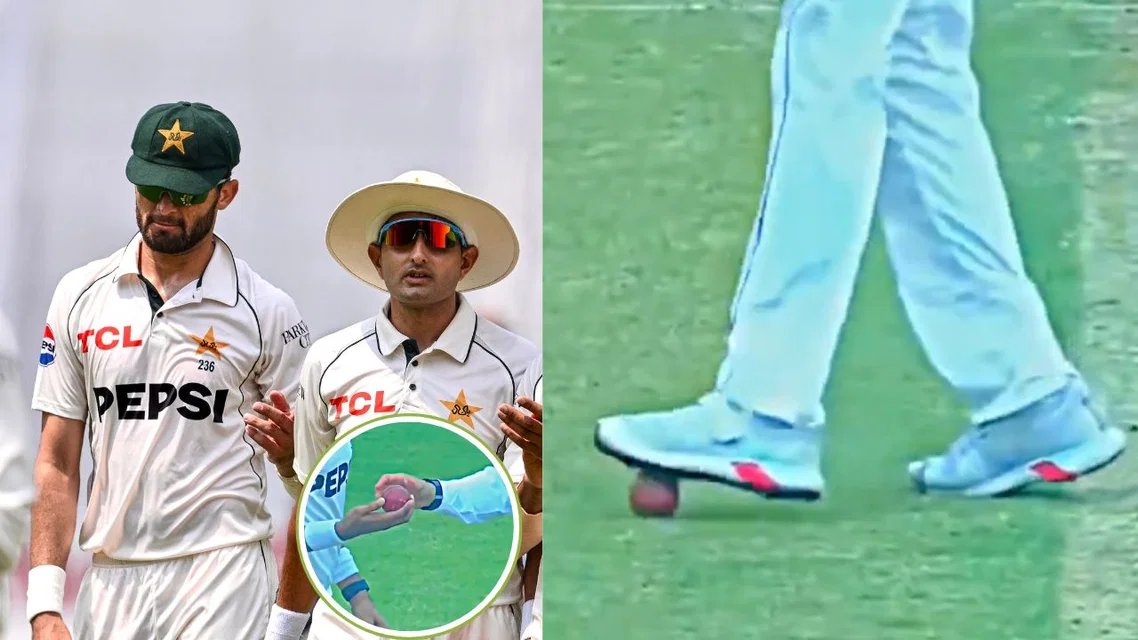 Shaheen Afridi in BAN vs PAK 1st Test (Source: AFP and X)