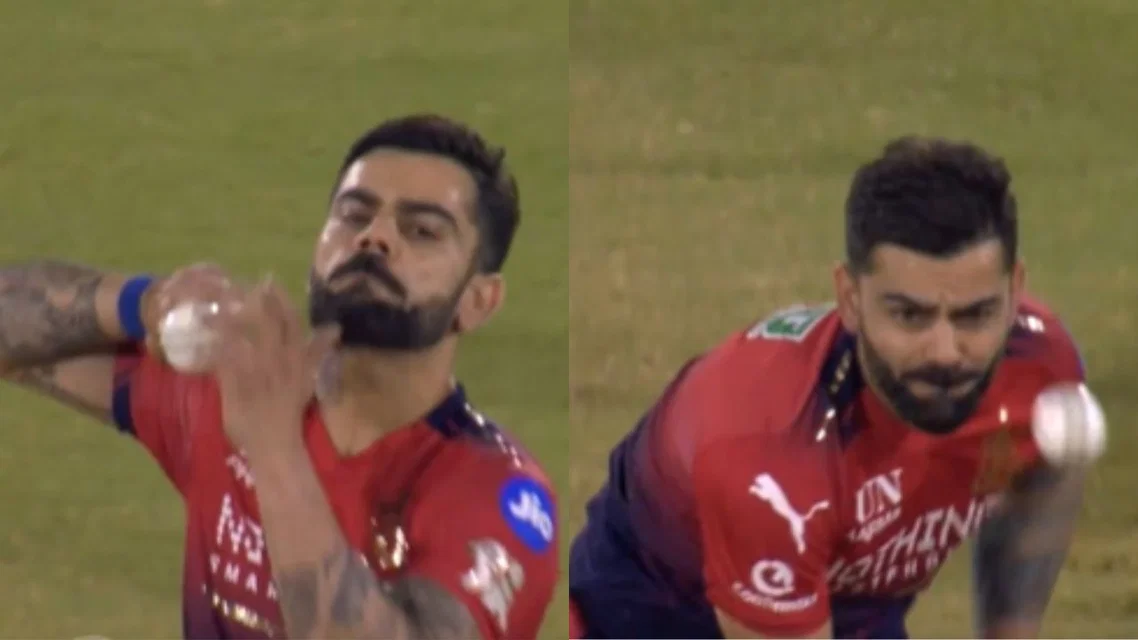 Virat Kohli practicing bowling [Source: X]