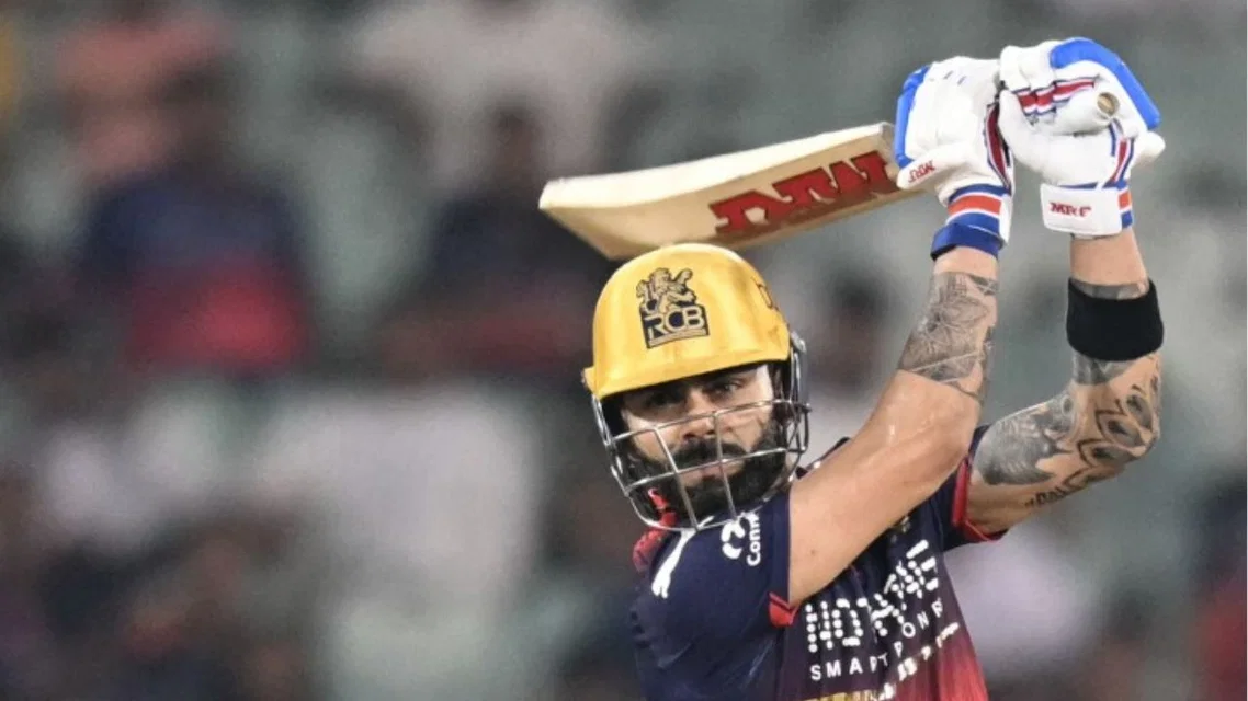 Virat Kohli fifty - (Source: AFP)