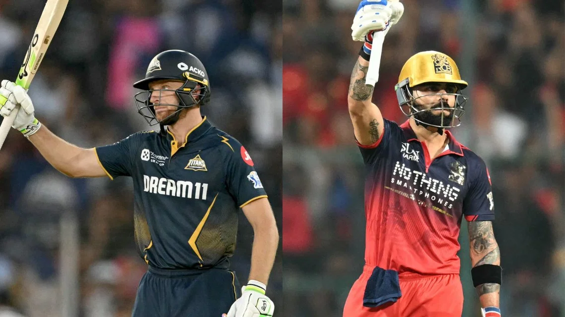 Jos Buttler Virat Kohli. [Source - AFP]
