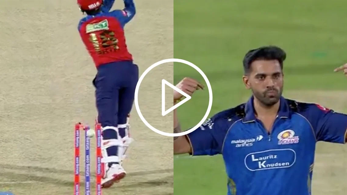 Deepak Chahar fools Priyansh Arya in IPL 2026 [Source: X]