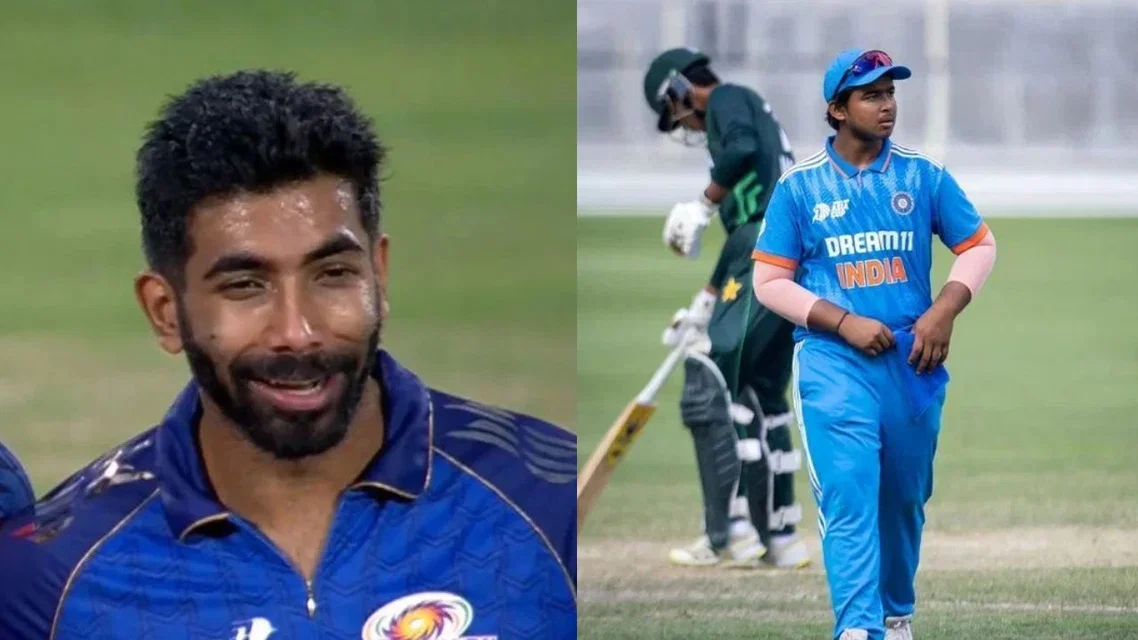Jasprit Bumrah and Vaibhav Sooryavanshi [Source: X, AFP]