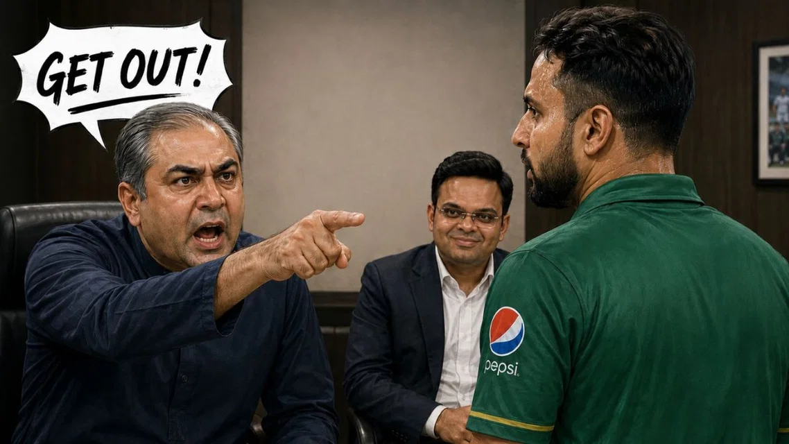 Mohsin Naqvi To Punish Pakistan star who mocked India [Source: ChatGPT]