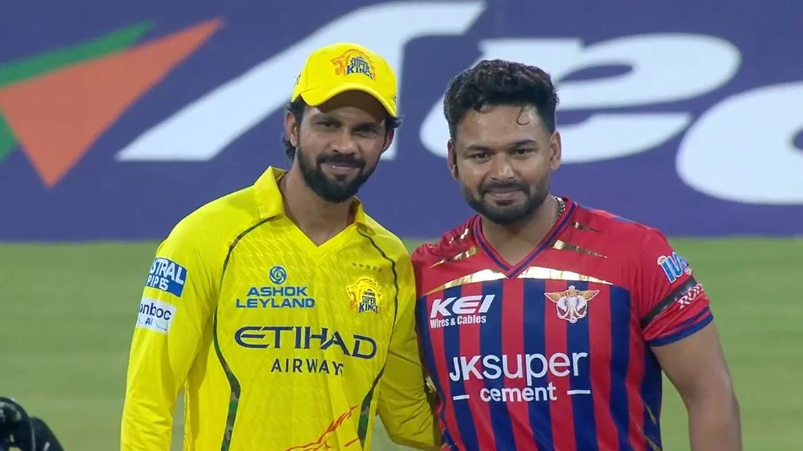 LSG elect to bowl vs CSK [Source: Screengrab/JioHotstar]
