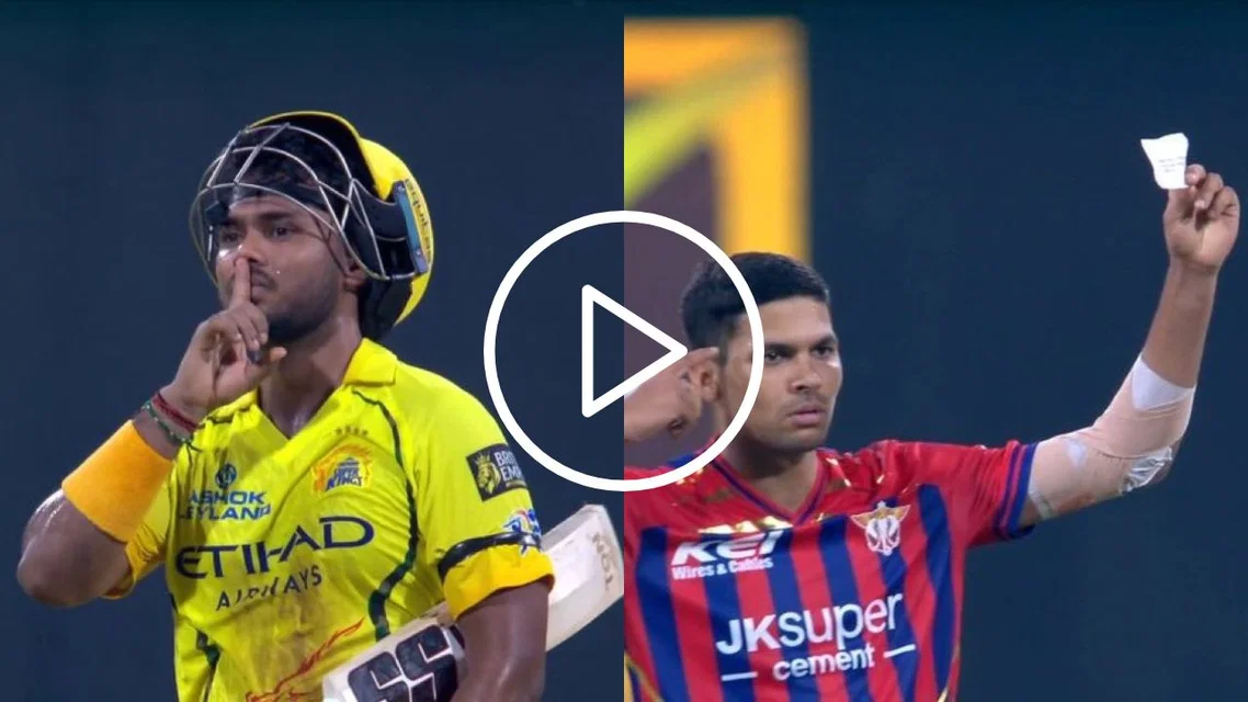 Kartik Sharma celebration - (Source: ScreenGrab/StarSports)