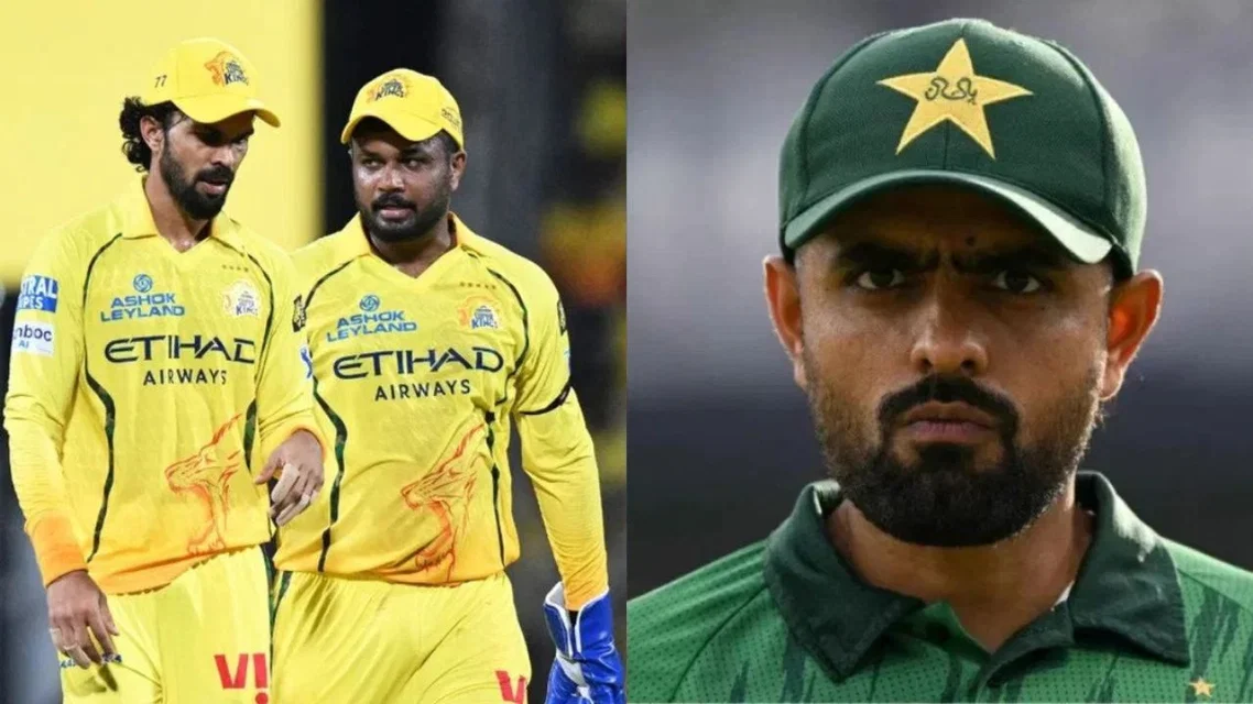 CSK and Babar Azam [Source: AP and AFP]