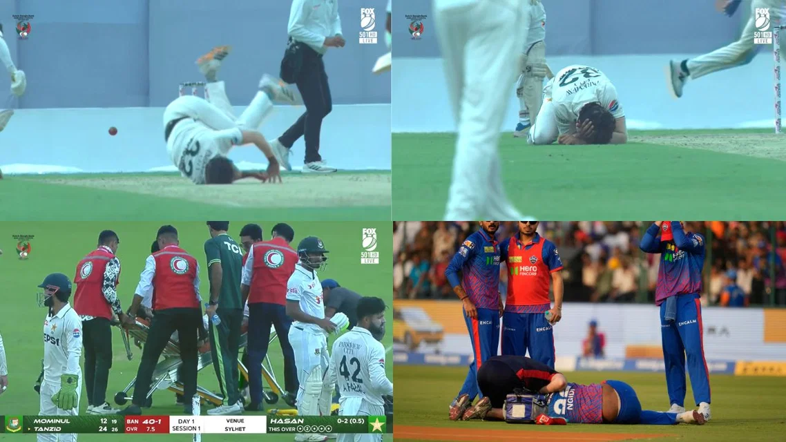 Hasan Ali Injured Like Lungi Ngidi. Image Credits: X
