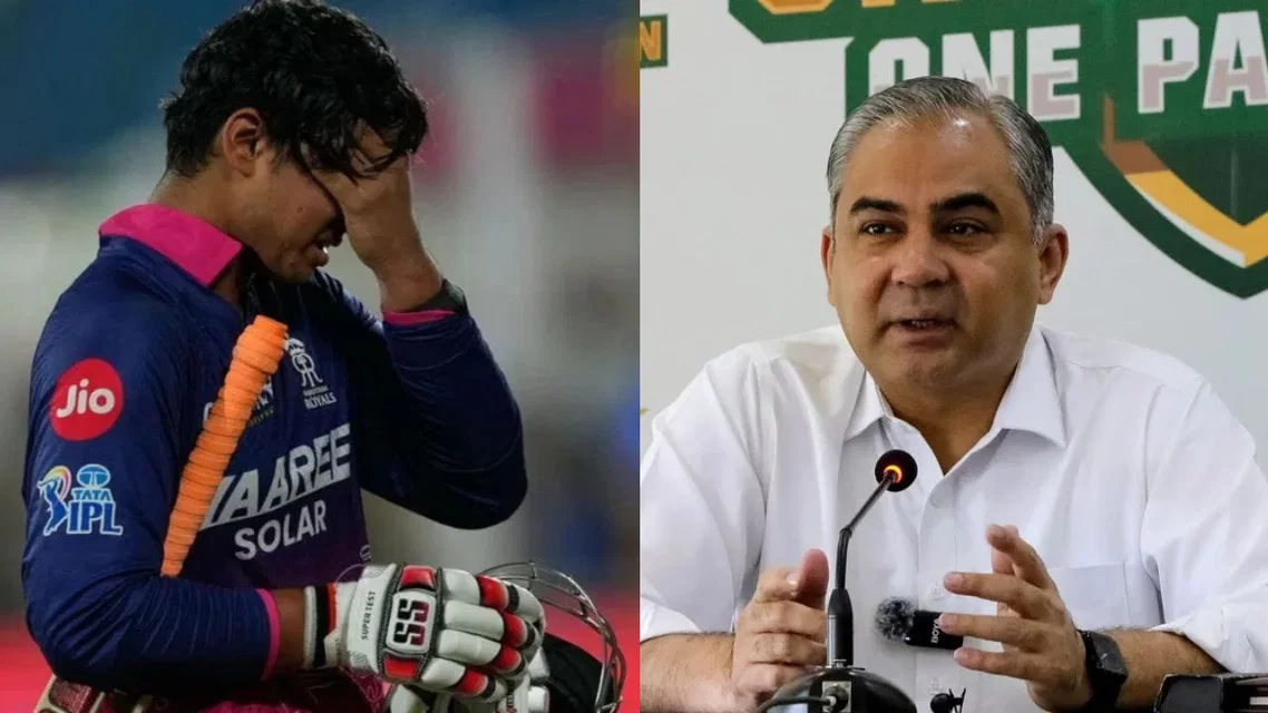 Vaibhav Sooryavanshi and Mohsin Naqvi [Source: AFP]