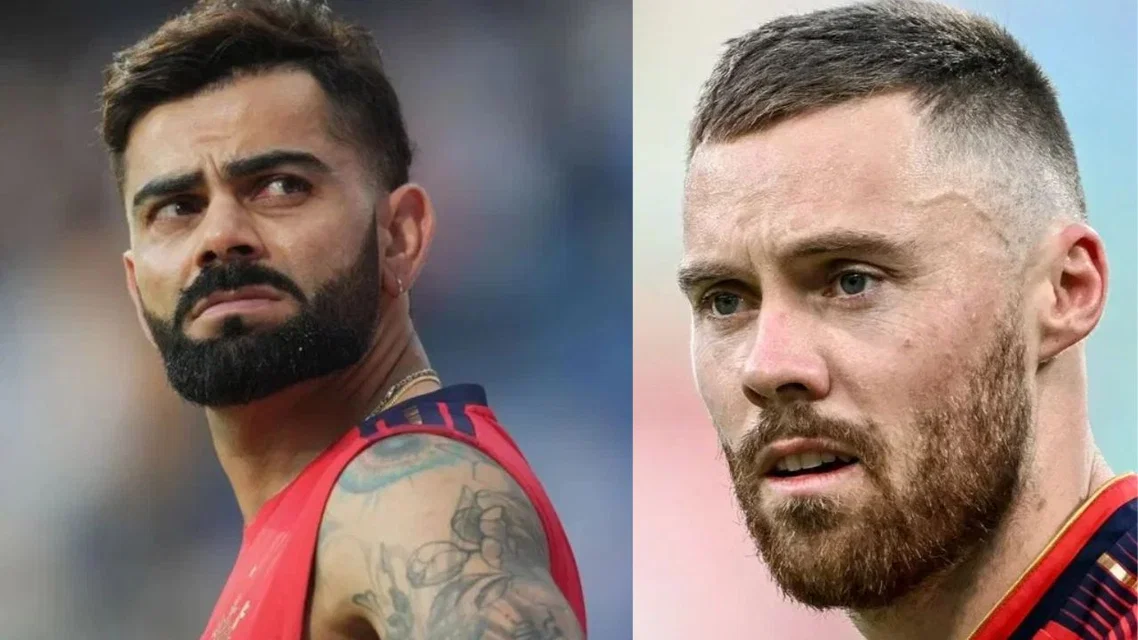 Virat Kohli and Phil Salt (Source: AFP/AP)