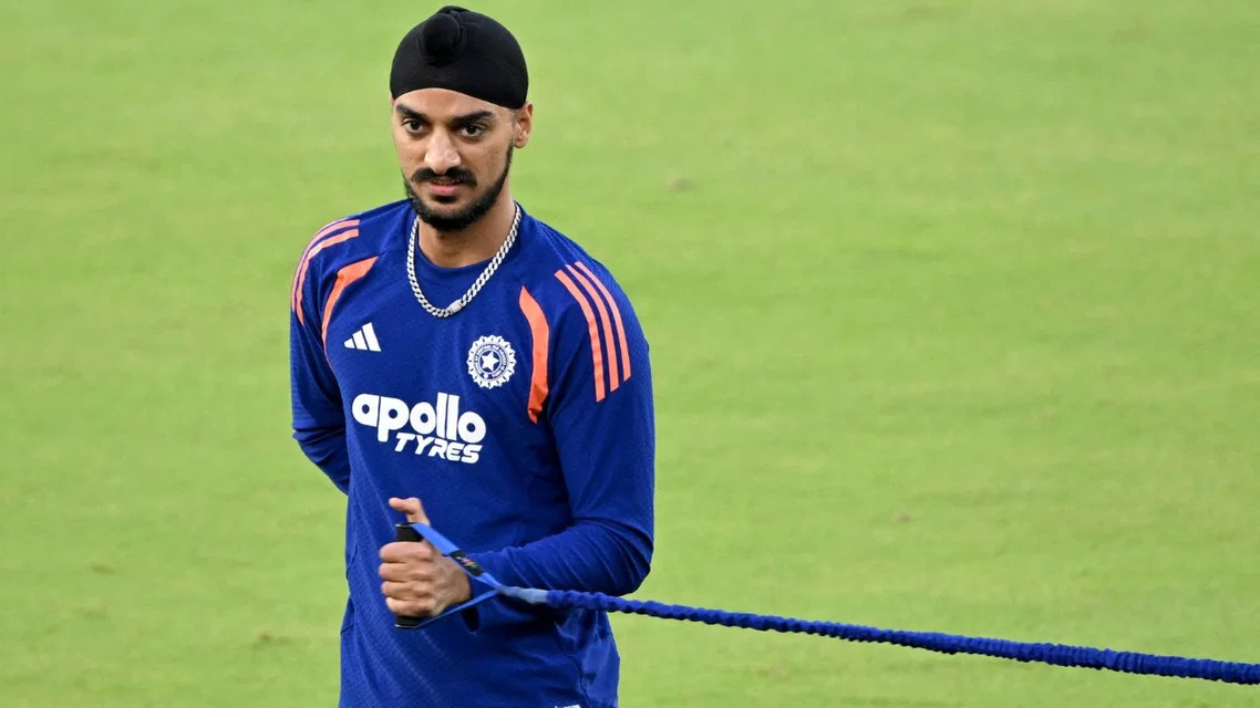 Arshdeep Singh. Image Credits: AFP