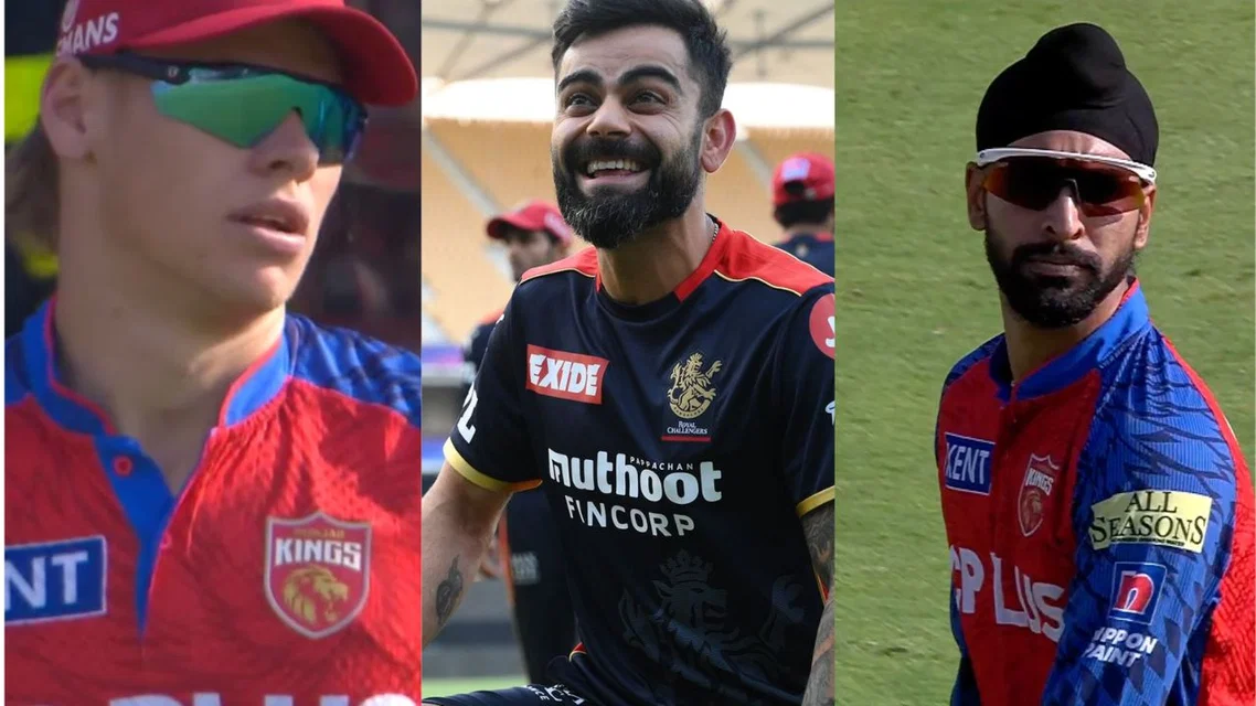 Cooper Connolly Virat Kohli Harpreet Brar Fight In PBKS vs RCB. Image Credits: X