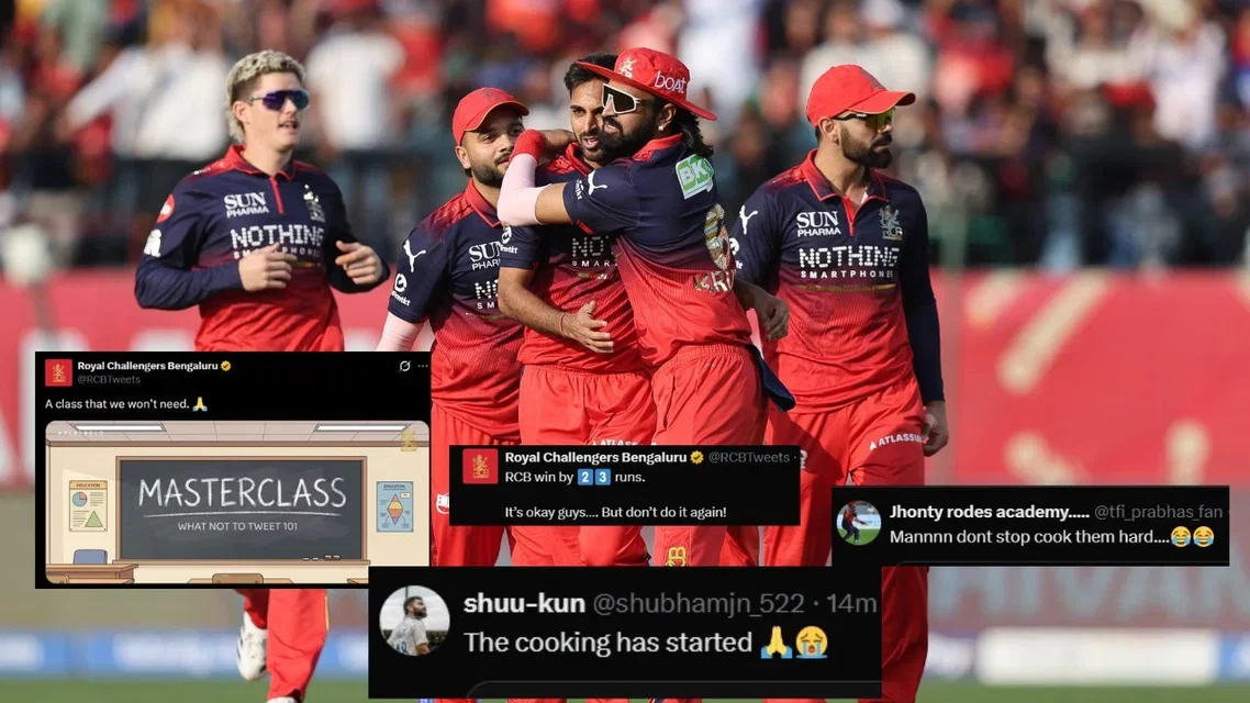 RCB responds to PBKS tweets [Source: IPL/X]