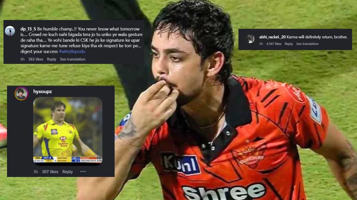 Ishan Kishan slammed by CSK fans [Source: X and Screengrab]