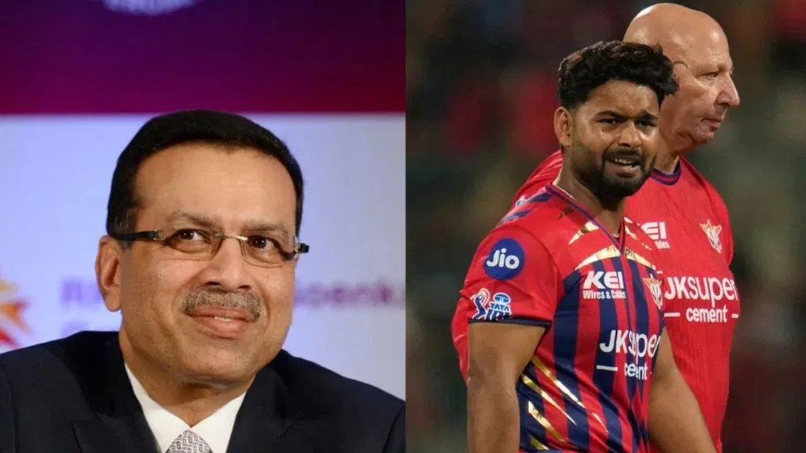 Sanjiv Goenka and Rishabh Pant [Source: AFP and AP Photos]