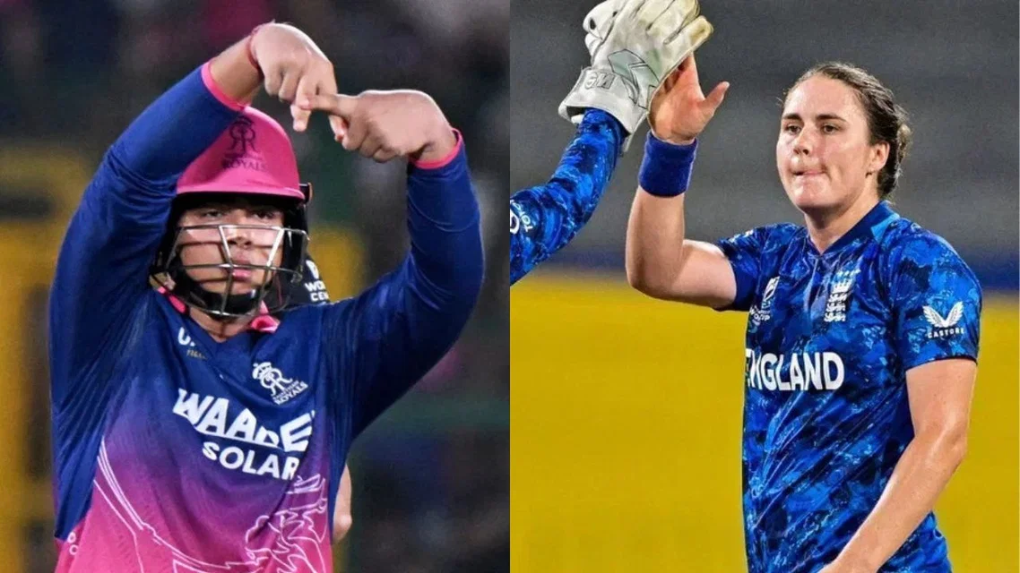 Vaibhav Sooryavanshi and Nat Sciver-Brunt [Source: AP, AFP]