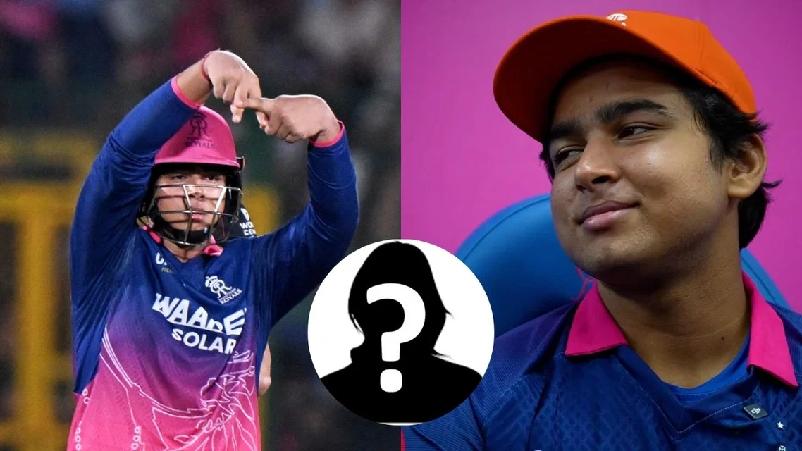Vaibhav Sooryavanshi Celebration Mystery Woman Revealed. Image Credits: AFP/Rajasthan Royals