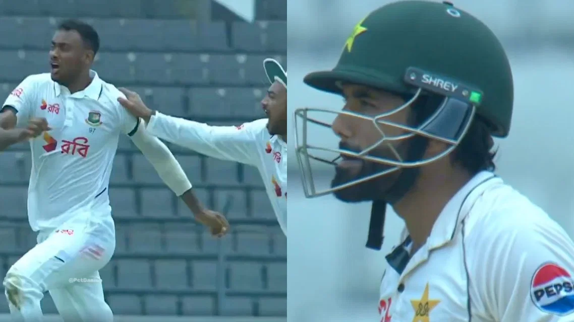 Mohammad Rizwan Refuses To Leave After Getting Out [Source: X]