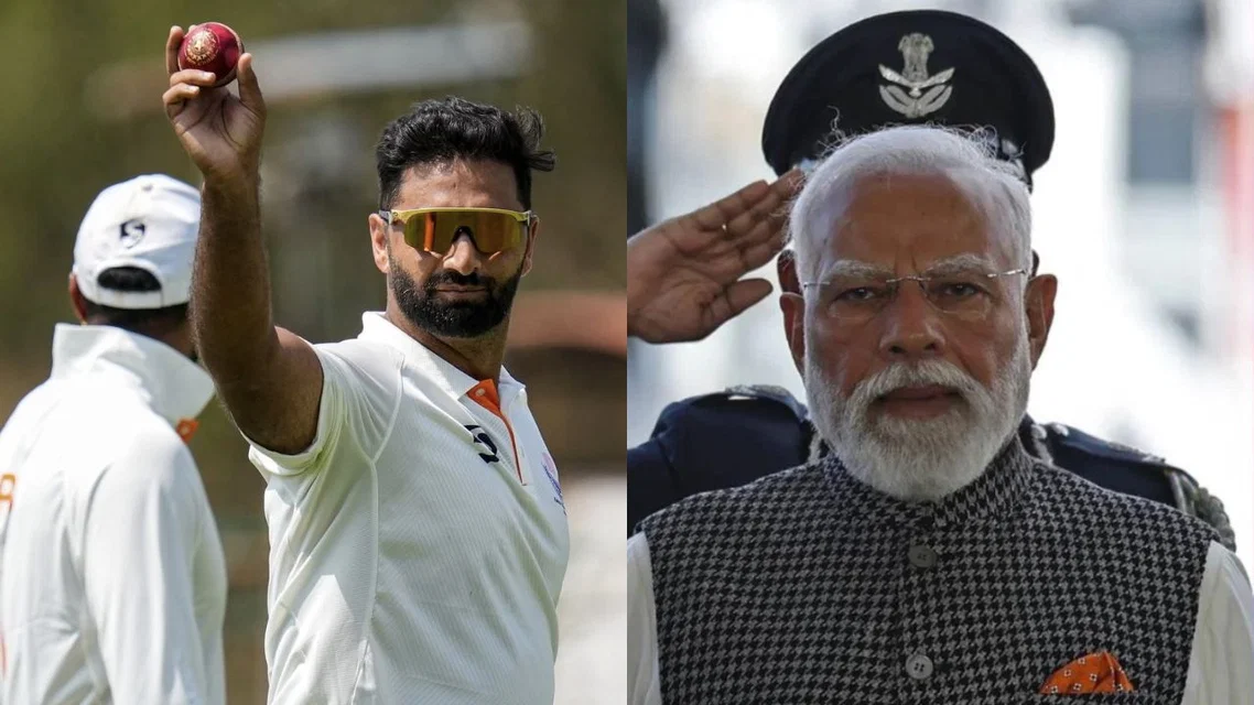 Auqib Nabi Narendra Modi. Image Credits: X/AFP