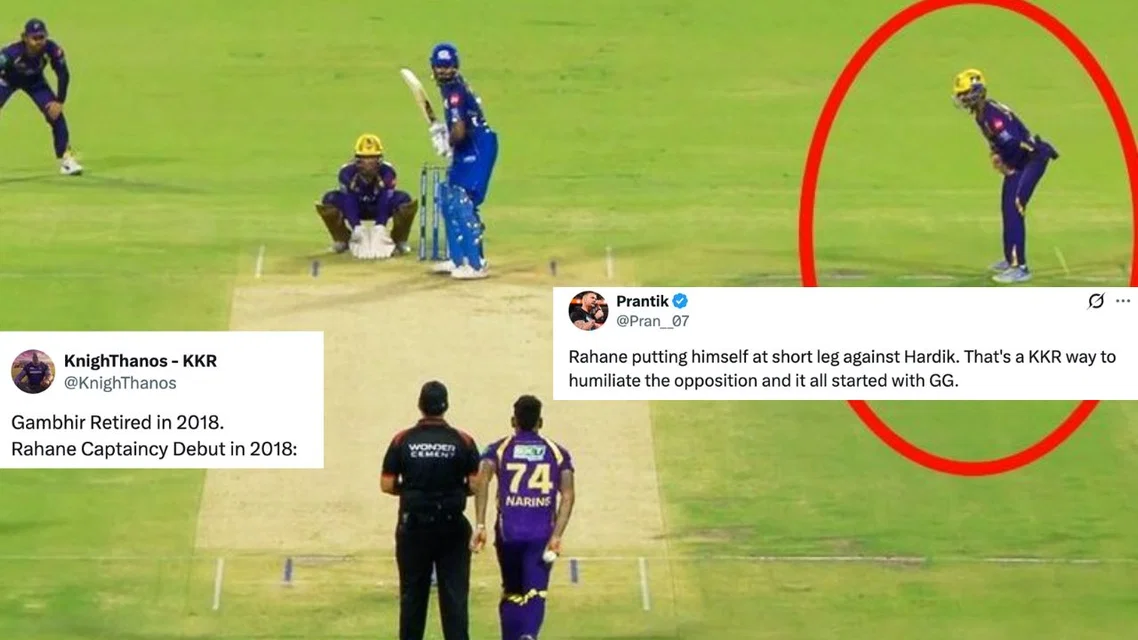 Fans See Gautam Gambhir In Ajinkya Rahane [Source: X]