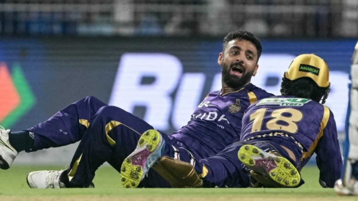 Varun Chakaravarthy and Angkrish Raghuvanshi - (Source: AFP)