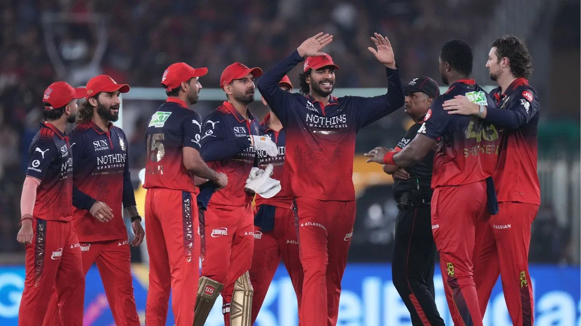 RCB are currently on top of IPL 2026 Points Table. PC- AP