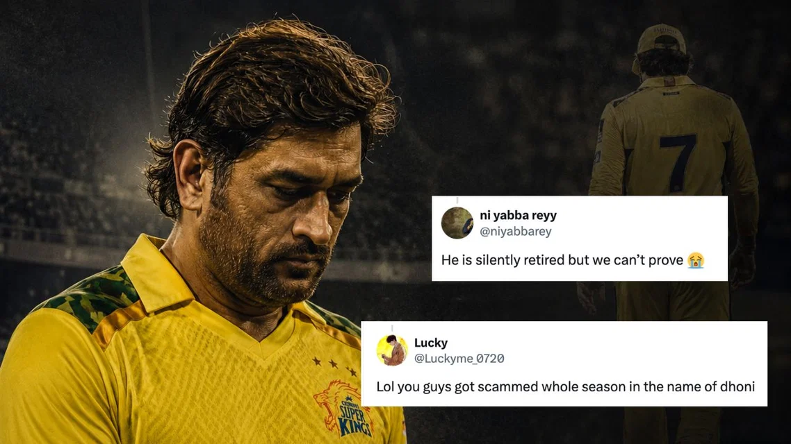 CSK Fans React to MS Dhoni's Absence [Source: Chatgpt, X]