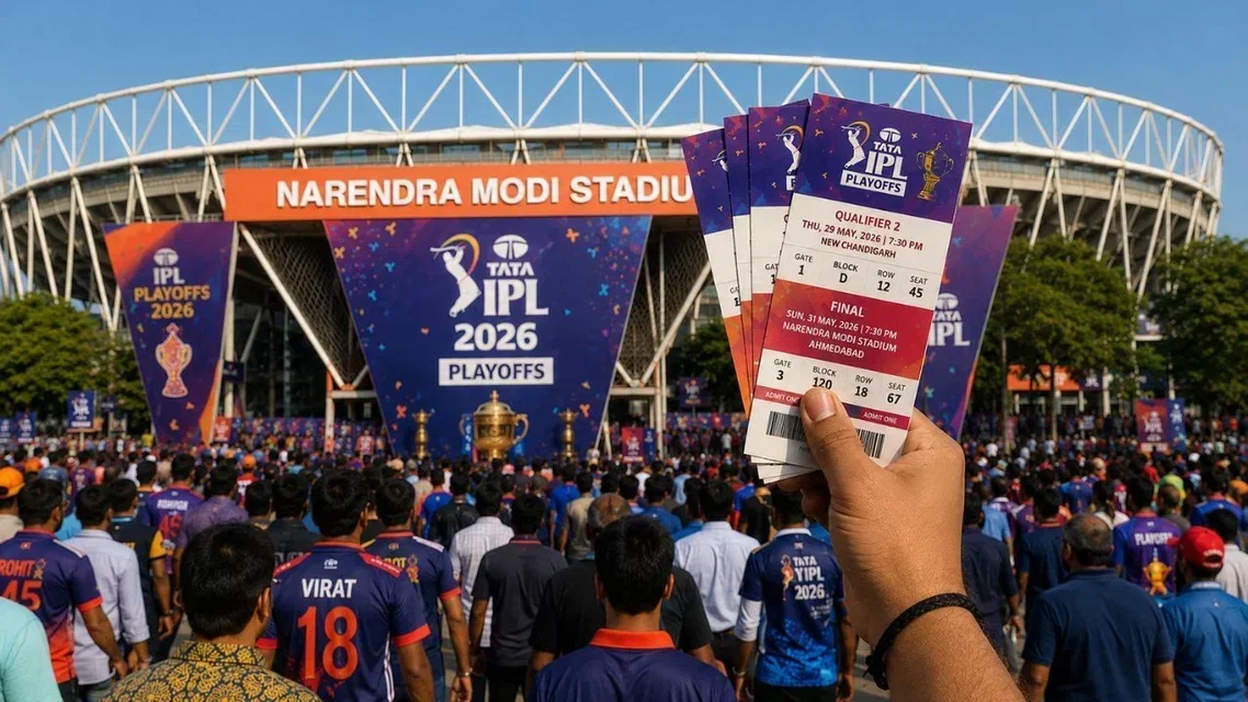 IPL 2026 Playoff Tickets (AI Generated image)