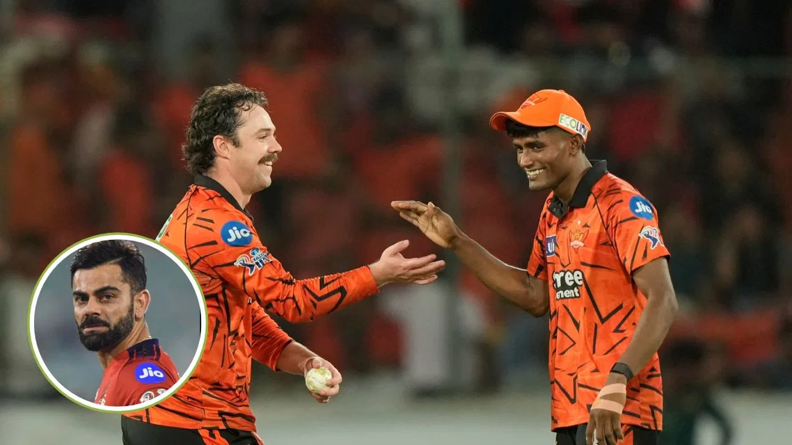 Travis Head and Virat Kohli (Source: AFP)
