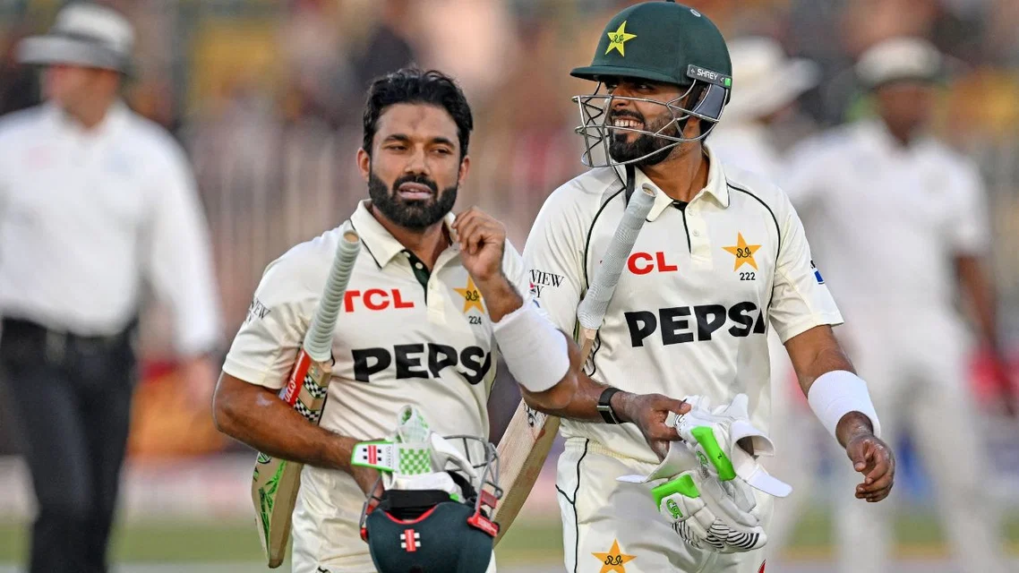 Mohammad Rizwan and Babar Azam - (Source: AFP)