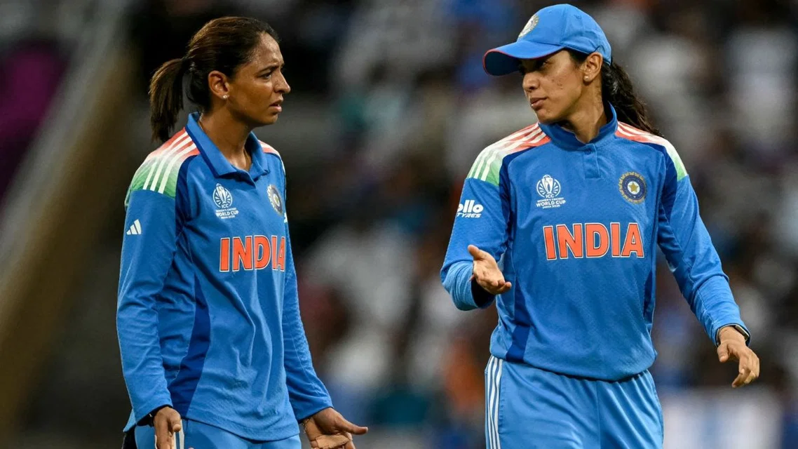 Smriti Mandhana and Harmanpreet Kaur [Source: AP]