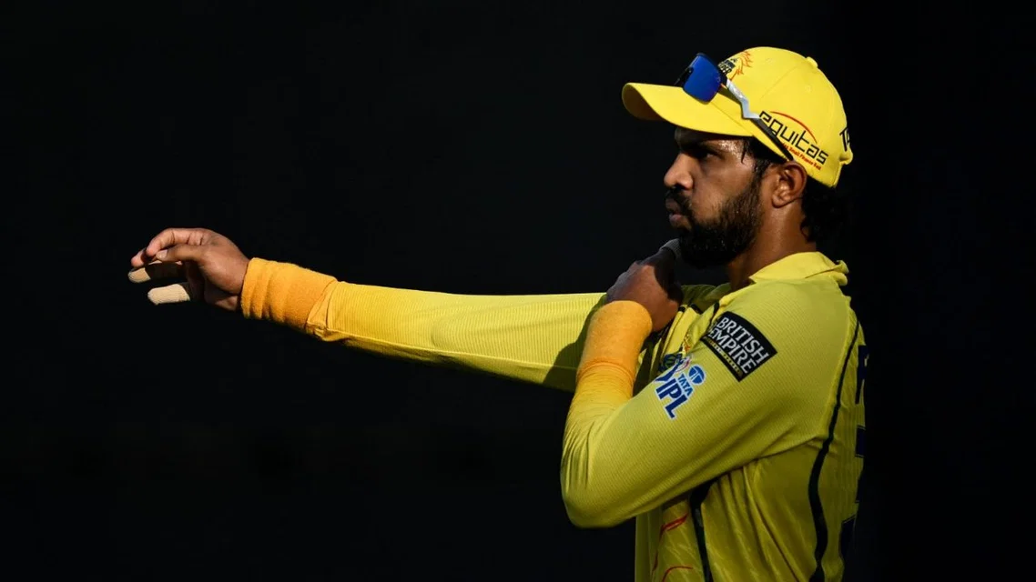 Ruturaj Gaikwad in action for CSK [Source: AFP]