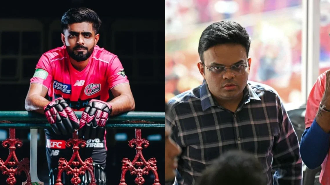 Babar Azam in BBL Jay Shah. Image Credits: X/AFP