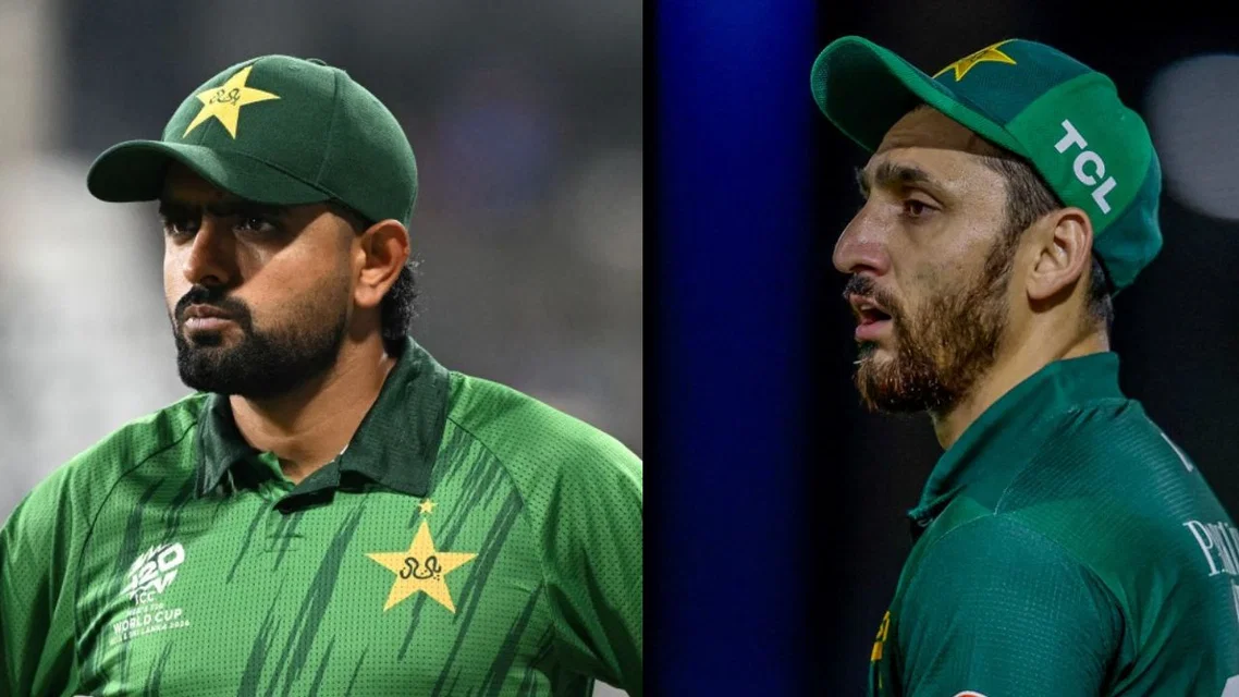 Babar Azam and Salman Ali Agha [Source: AFP]