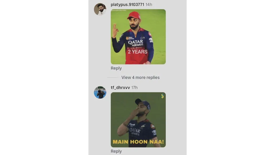 Virat Kohli fans abusing Travis Scott [Source: screengrab]