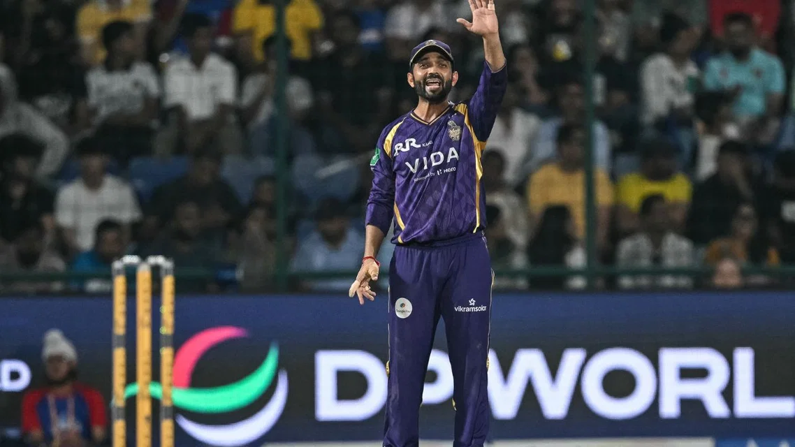 Ajinkya Rahane under scrutiny after KKR IPL 2026 exit [Source: AFP]