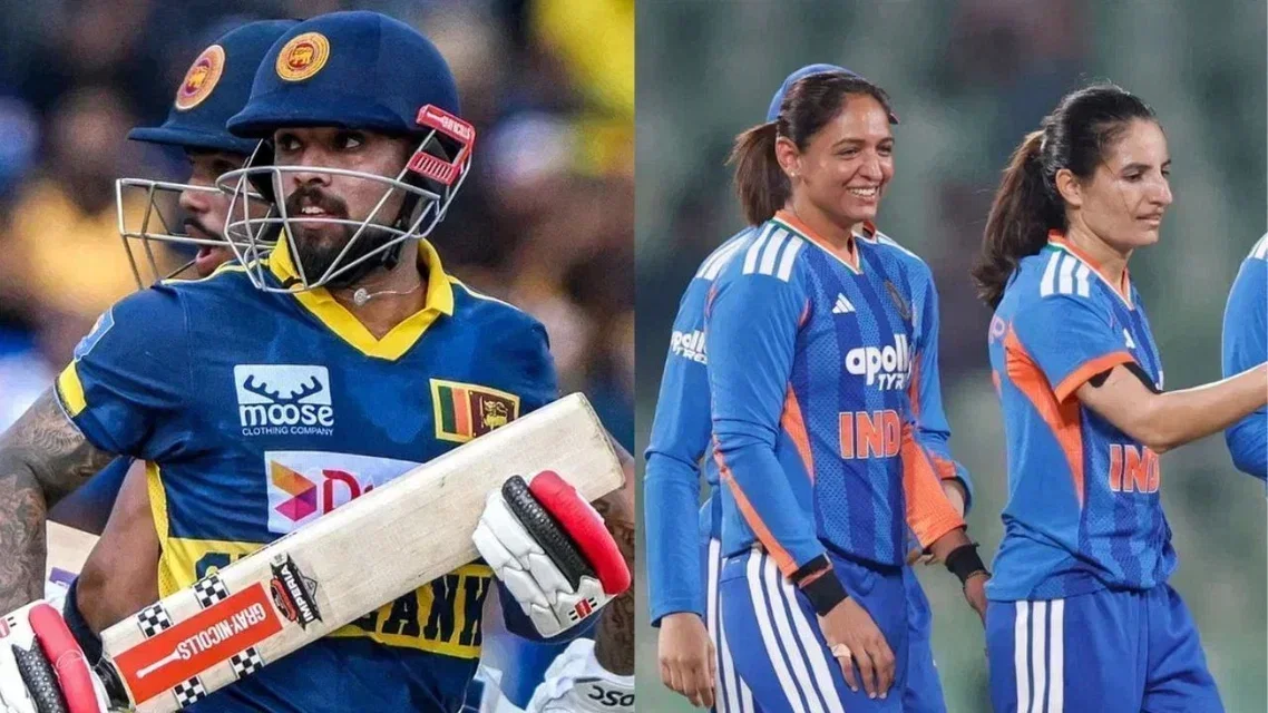 Kusal Mendis and Harmanpreet Kaur [Source: AFP, x]