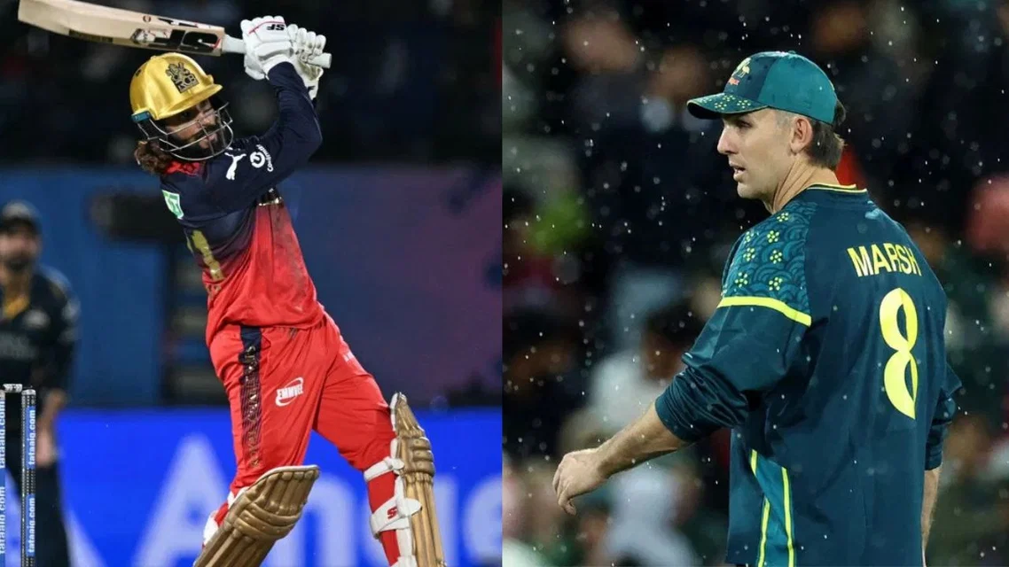 Rajat Patidar and Mitchell Marsh [Source: AFP]