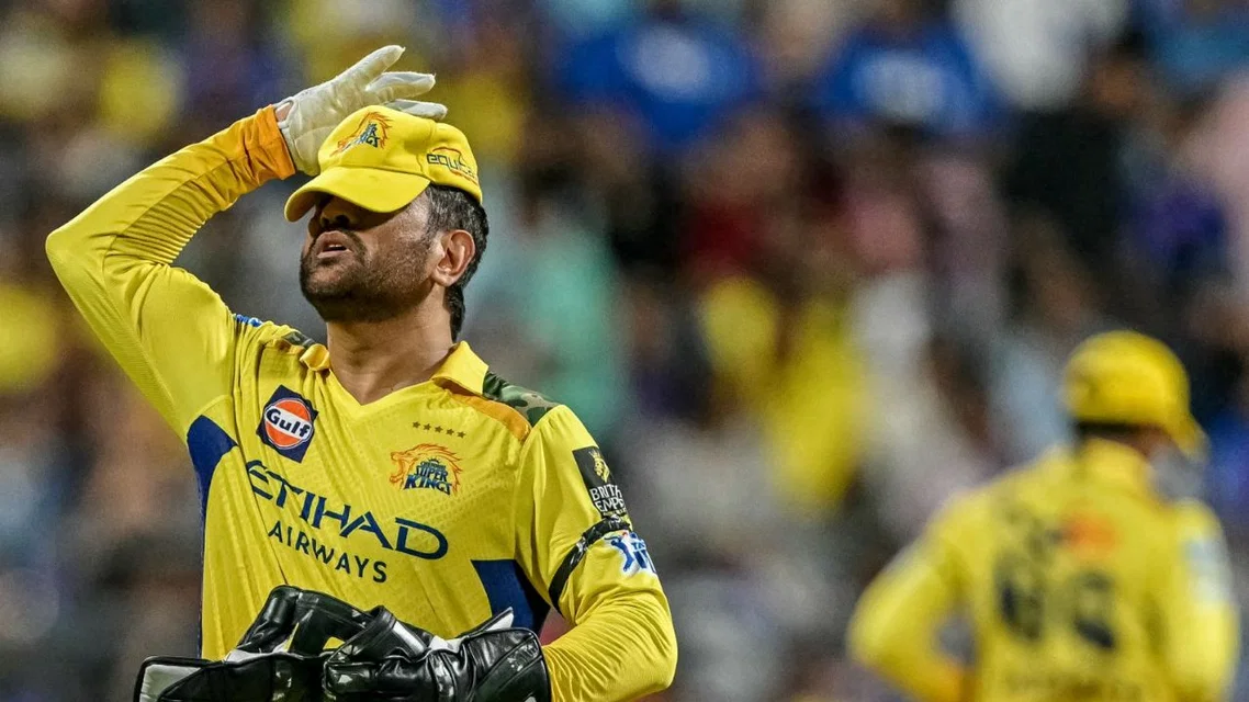 MS Dhoni for CSK [Source: AFP]