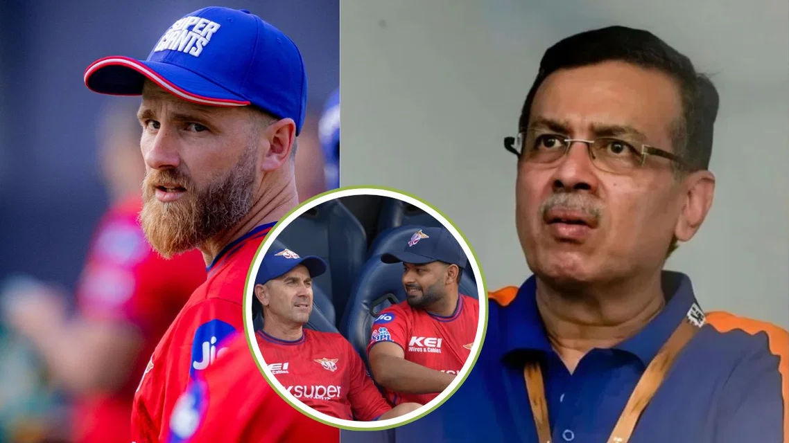 Kane Williamson, Sanjiv Goenka, Rishabh Pant and Justin Langer (Source:X)