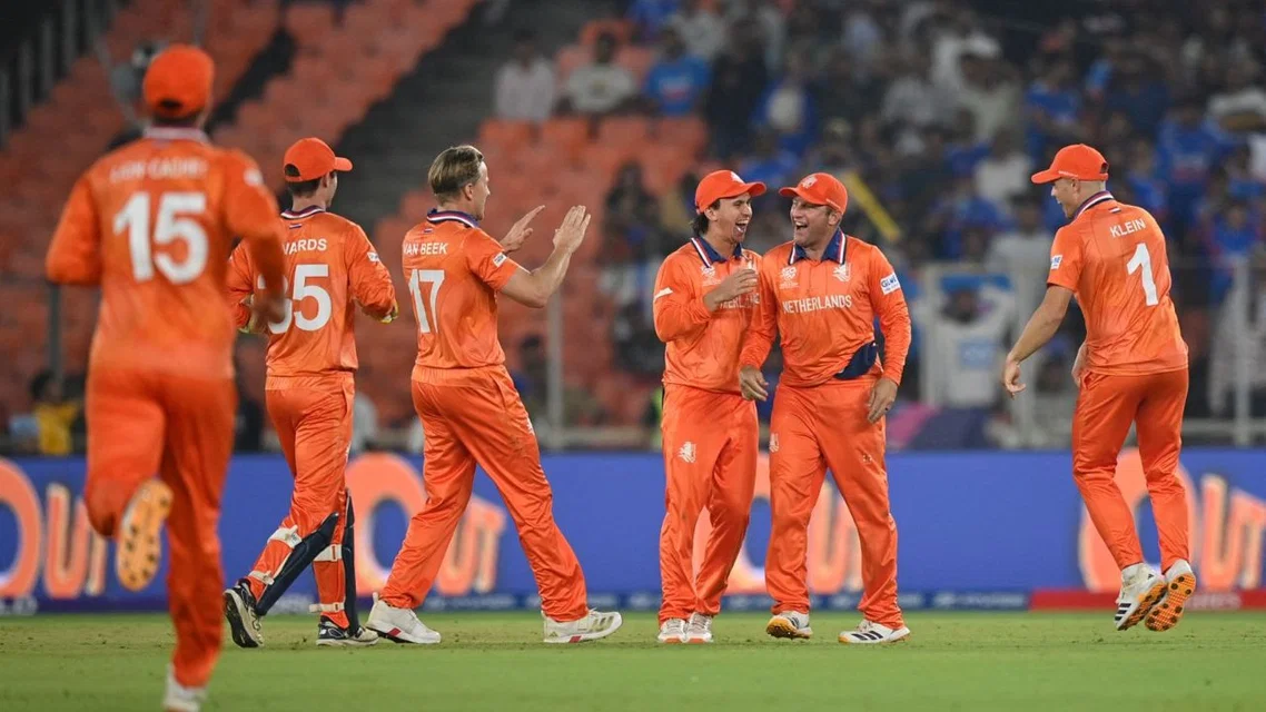 Netherlands cricket team [Source: AFP]