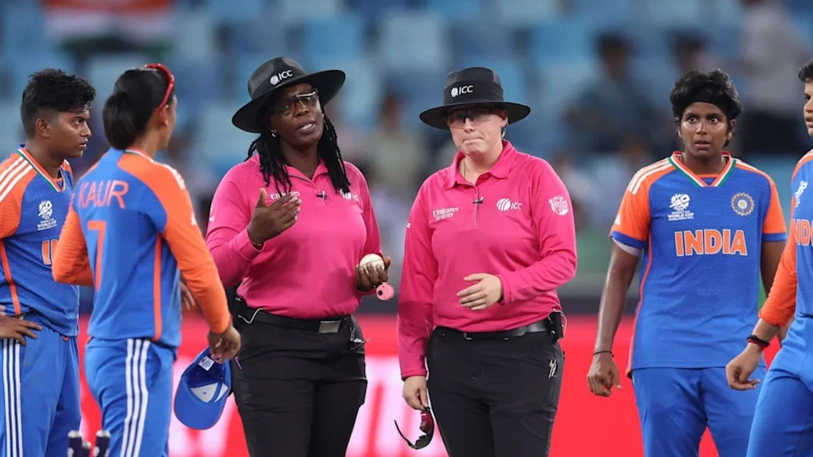 ICC Women's T20 World Cup Match Officials. Image Credits: ICC